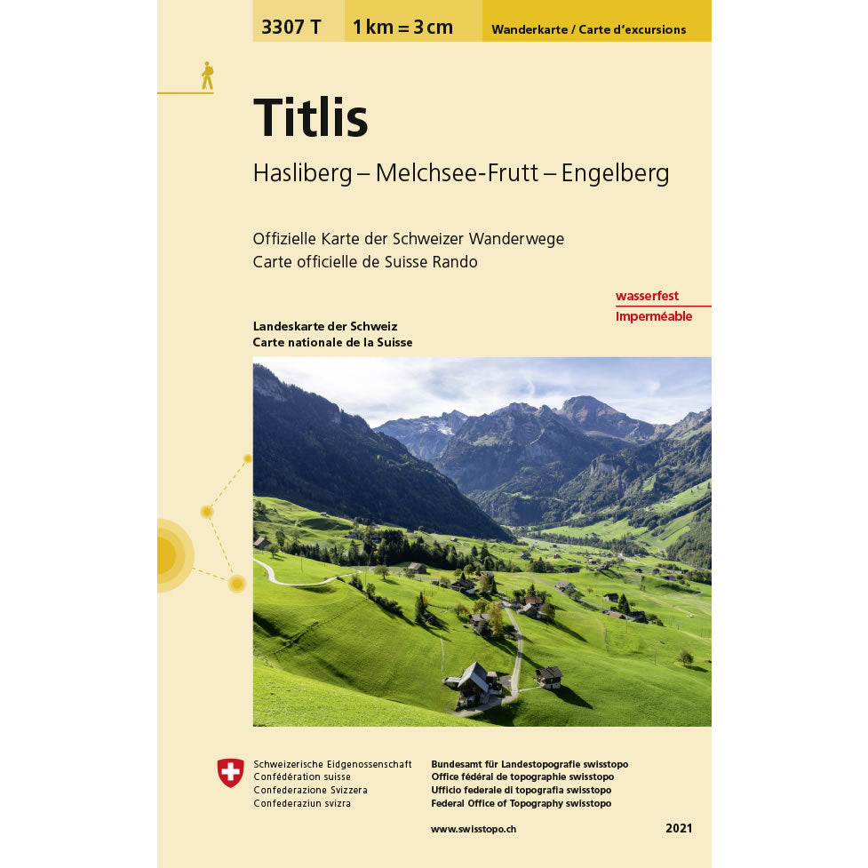 Titlis Walking Map 3307T